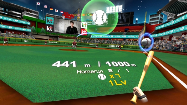 앱노리가 개발한 VR 스포츠 콘텐츠 중 ‘야구’