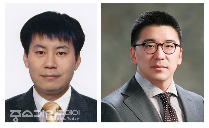 왼쪽부터 박용상 LS산전 사업, DT총괄 CDO사장, 구본혁 예스코홀딩스 CEO 부사장