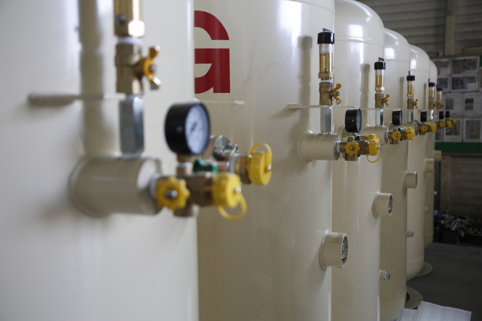 최근 LPG유통구조를 단순화하는 중요한 역할을 담당하고 있는 소형저장탱크. [황무선 기자]