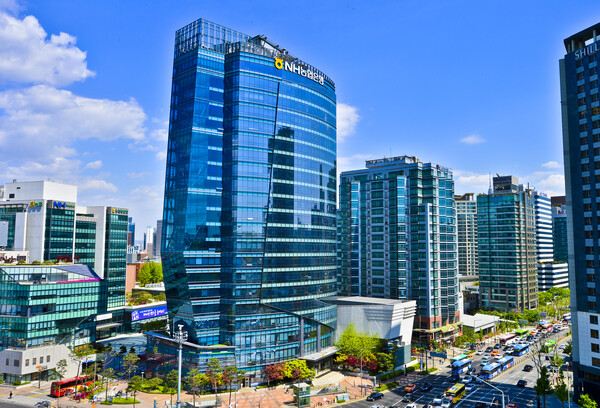 농협중앙회 본관 건물 전경.