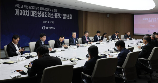 제30차 대한상의 중견기업위원회 모습.