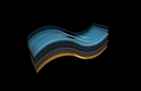 한화큐셀의 탠덤 유연 태양전지 셀 모습. [출처= 한화시스템]