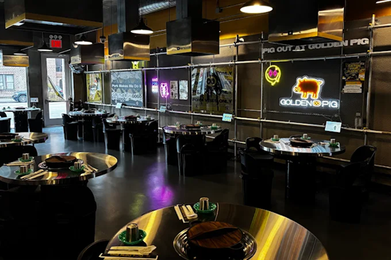 먼키POS·테이블오더가 적용된 연매출 360만弗 프랜차이즈 ‘Golden Pig’ 매장의 모습
