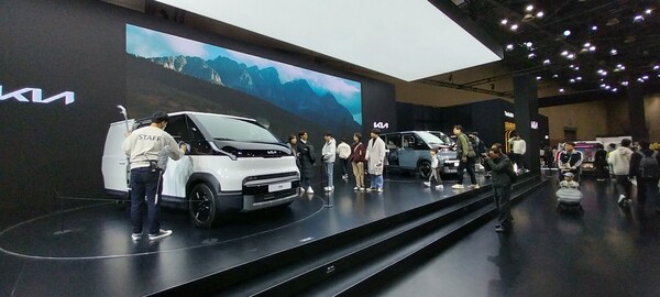 '2025 국제모빌리티쇼' 전시장 모습.