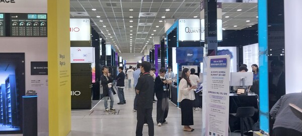 정부 행정망도 '민간AI'를 활용하게 된다. 사진은 '2025 국제인공지능대전' 전경.